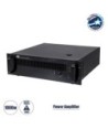 GloboStar® FDB CA1000 98016 Power Amplifier - Επαγγελματικός Ενισχυτής Ηχείων Εγκαταστάσεων 100V - Frequency Response 60Hz-20Khz - AC 220V-50-60Hz - 1000W-4Ω - IP20 - Μαύρο - Μ48.5 x Π45.5 x Υ13.2cm